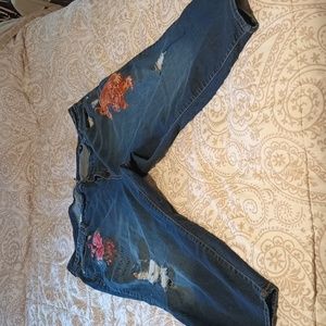 A pair of torrid jeans